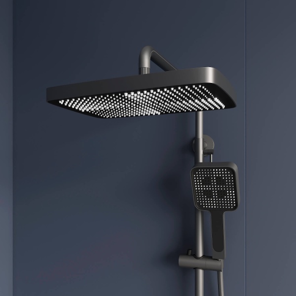 Душевая система со смесителем RGW Shower Panels 51140135-11 монтаж настенная с термостатом хром