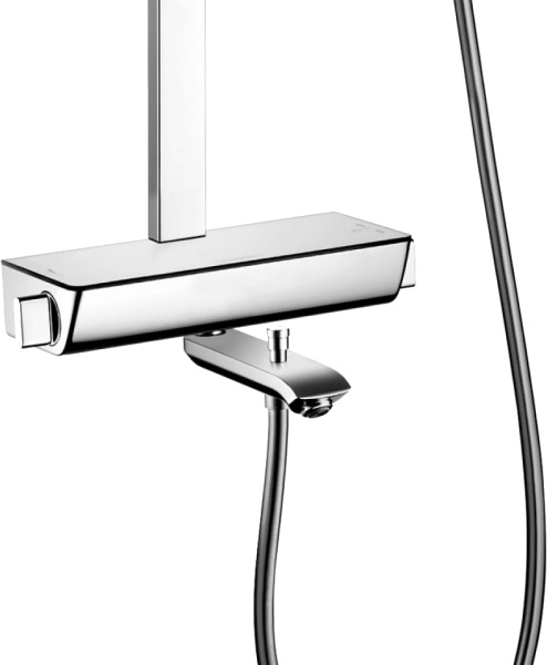 Душевая система со смесителем Hansgrohe Raindance Select E 27113000 монтаж настенная с термостатом хром