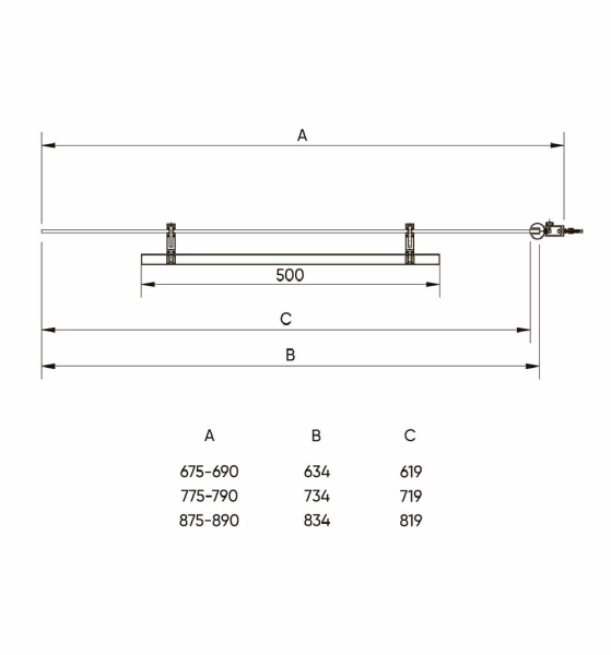 Шторка для ванны Veconi Palau PL79B-90-01-C4 90 см, стекла прозрачные, профиль черный