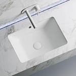 Раковина встраиваемая снизу прямоугольная Ceramica Nova Element CN6045 фарфор цвет белый