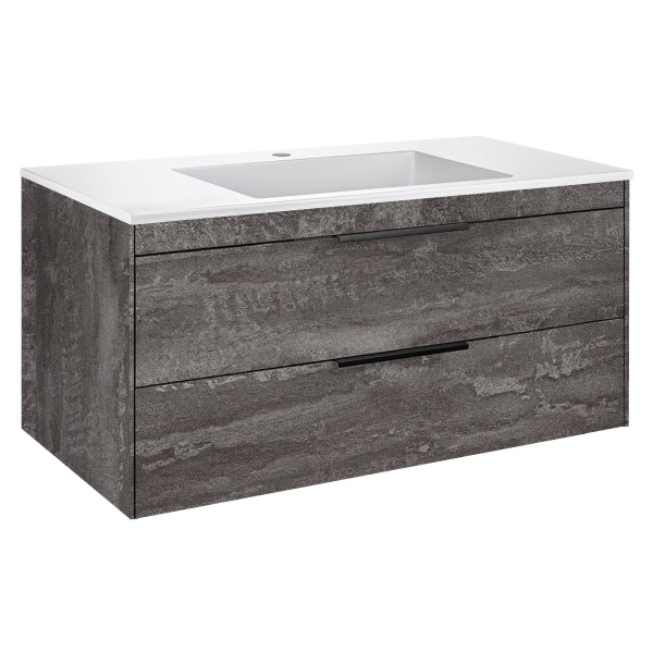 Тумба  подвесная Vincea Chiara 2D VMC-2C2100GS 100 см  2 ящика цвет G.Stone 