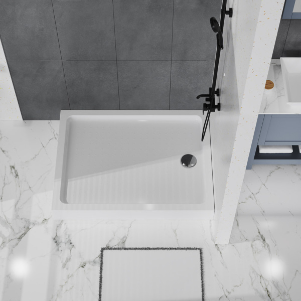 Душевой поддон низкий BelBagno  TRAY-BB-AH-120/90-15-W прямоугольный акрил 120x90 белый
