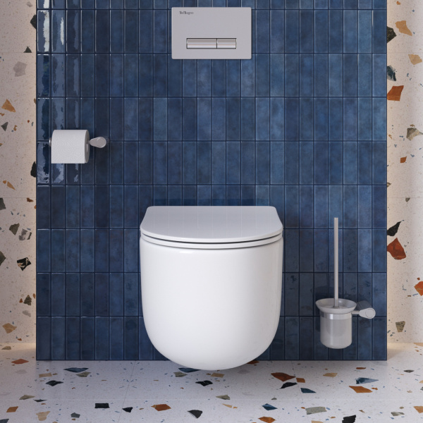 Унитаз подвесной BelBagno Soft-Tor BB084CH-TOR/SC Tornado фаянс белый
