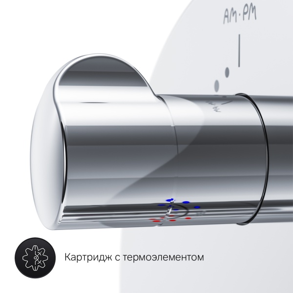 Смеситель для душа Am.Pm Gem F9085500 встраиваемый в стену 
с термостатом хром