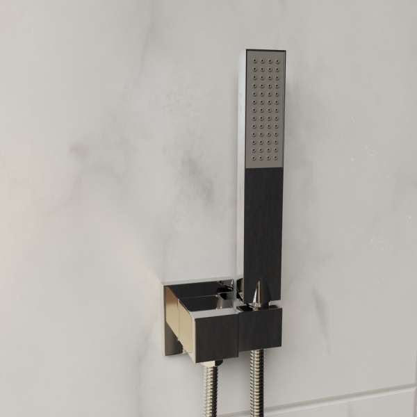 Душевая система со смесителем RGW Shower Panels 51140856-01 монтаж встраиваемая в стену без термостата хром