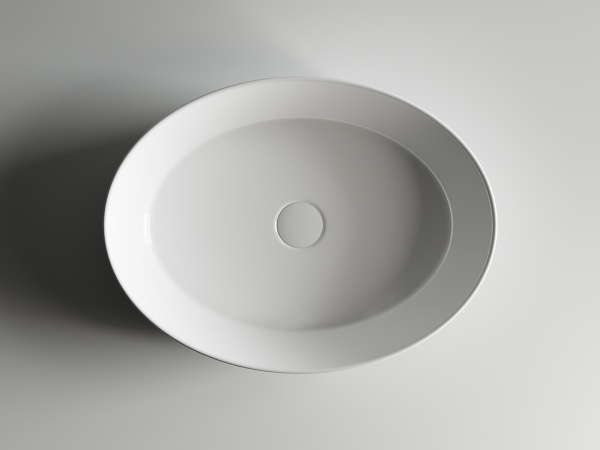 Раковина накладная овальная Ceramica Nova Element CN5002 фарфор цвет белый