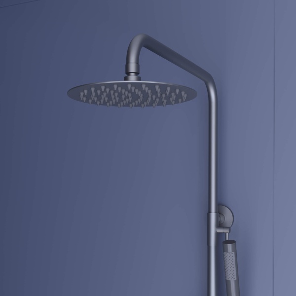 Душевая система со смесителем RGW Shower Panels 59140127-11 монтаж настенная без термостата серый