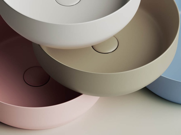 Раковина накладная круглая Ceramica Nova Element CN6022MP фарфор цвет розовый матовый