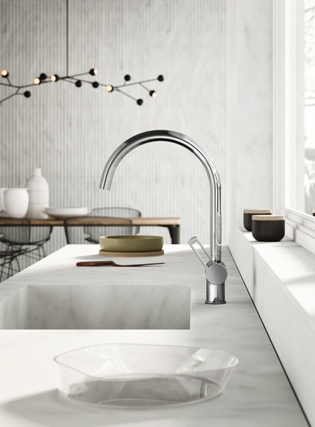 Смеситель для кухни Paffoni Ringo RIN180CR без подключения к фильтру 