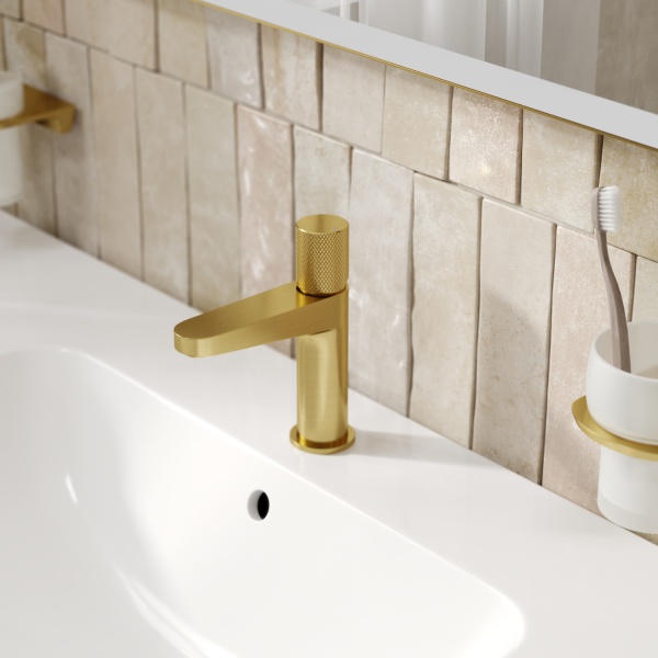 Смеситель для раковины Wasserkraft Schunter 8203 матовое золото
