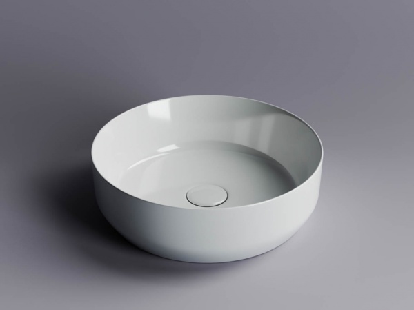 Раковина накладная круглая Ceramica Nova Element CN6022 фарфор цвет белый