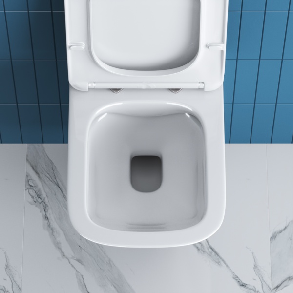 Унитаз подвесной BelBagno Marmi BB052CHR Rimless фаянс белый