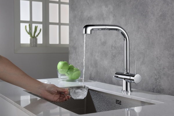 Смеситель для кухни Timo Saona 2346/00FL с подключением к фильтру хром