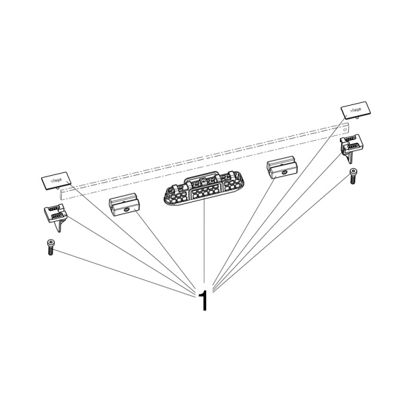 Душевой трап горизонтальный Viega Advantix Vario 704360 120 см, решетка хром
