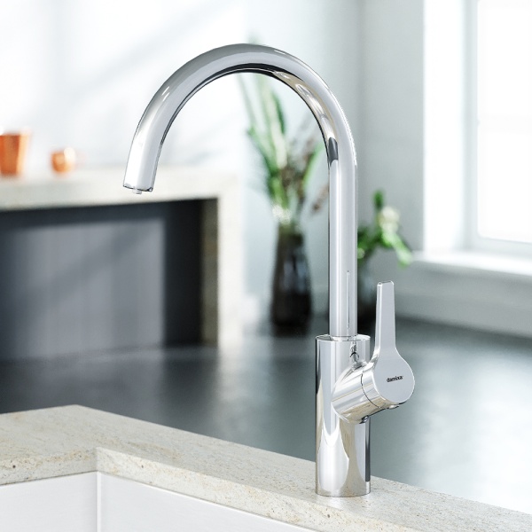 Смеситель для кухни Damixa Eclipse 310721000 с подключением к фильтру хром