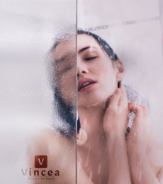 Душевой угол Vincea Garda VSR-1G1015CH прямоугольный 150x100 стекла шиншилла, профиль хром