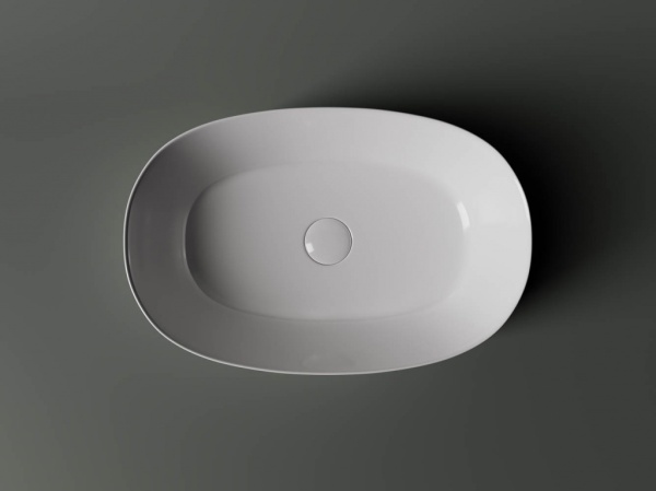 Раковина накладная овальная Ceramica Nova Element CN5023 фарфор цвет белый