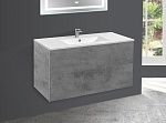 Тумба  подвесная Vincea Mia VMC-2MC100BT 100 см  2 ящика цвет Beton 