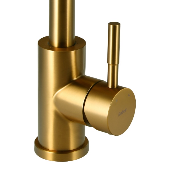 Смеситель для кухни Raiber Graceful RPG-012 без подключения к фильтру матовое золото