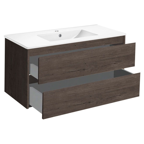 Тумба  подвесная Vincea Gio VMC-2G100RO 100 см  2 ящика цвет R.Oak 