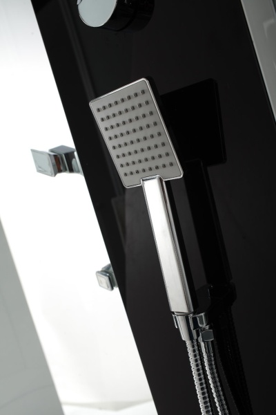 Душевая кабина с крышей Orans Diamond SR-89105RS Black прямоугольная  120x90 стекла прозрачные, профиль черный