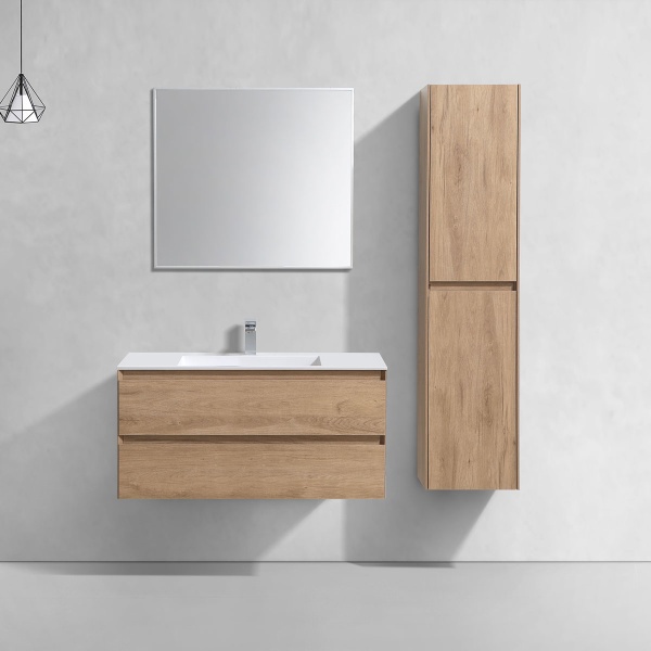 Тумба  подвесная Vincea Luka VMC-2L100NO 100 см  2 ящика цвет N.Oak 