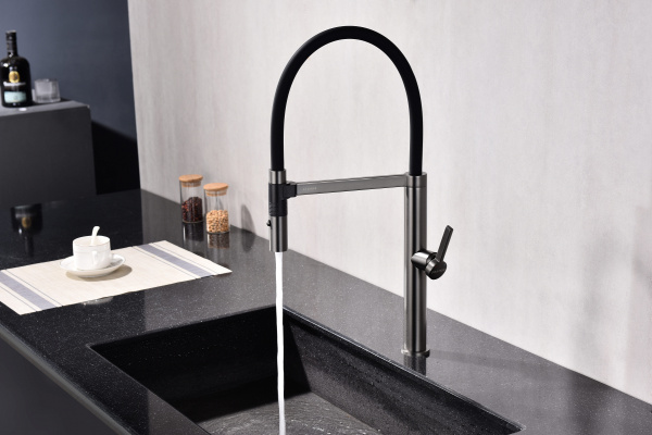 Смеситель для кухни Paulmark Leader Le214101-B без подключения к фильтру беретта