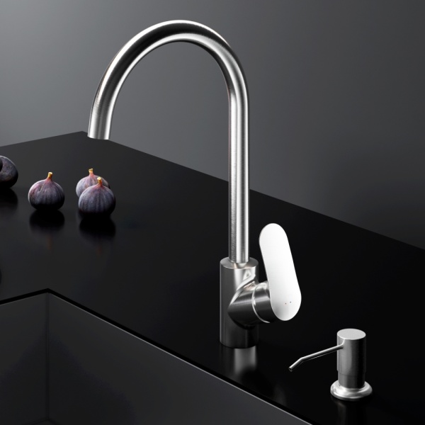 Смеситель для кухни Am.Pm Like F8007D11 без подключения к фильтру сатин