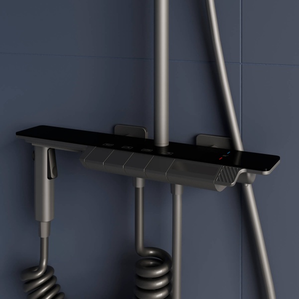Душевая система со смесителем RGW Shower Panels 51140135-11 монтаж настенная с термостатом хром