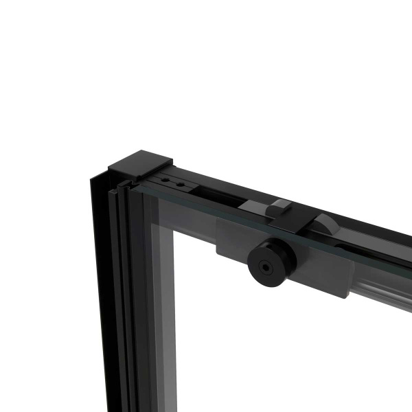 Душевая дверь Vincea Slim Soft VDS-1SS110CLB 110 см стекла прозрачные, профиль черный