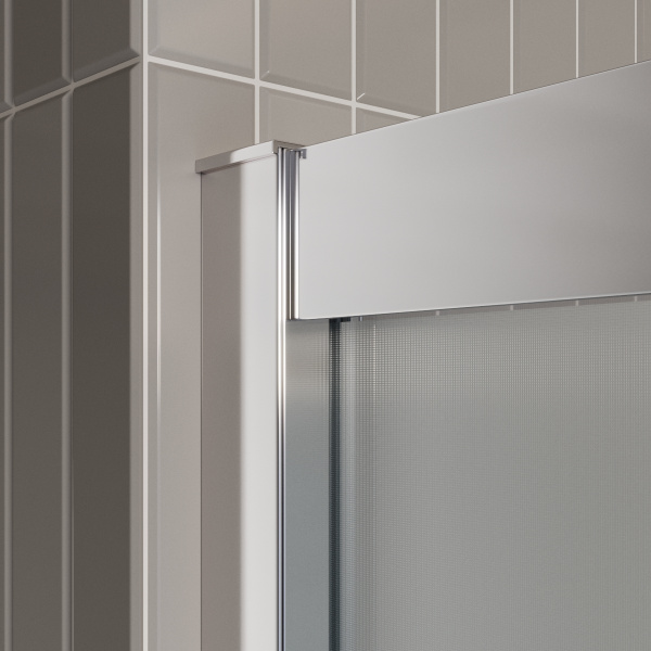 Душевая дверь BelBagno Luce LUCE-BF-1-120-P-Cr 120 см стекла рифленые, профиль хром