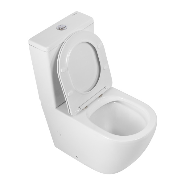 Унитаз напольный BelBagno Sfera-R  Rimless фаянс белый