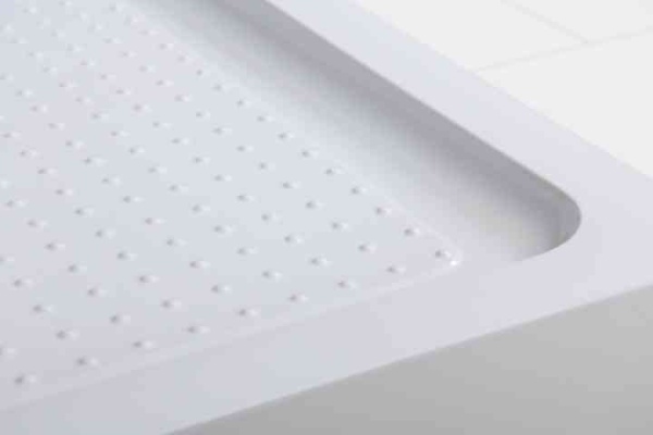 Душевой поддон низкий BelBagno  TRAY-BB-R-85-550-15-W четверть круга акрил 85x85 белый