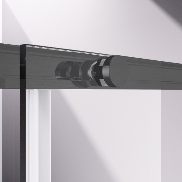 Душевая дверь Vincea Slim-N VDS-4SN120CLGM 120 см стекла прозрачные, профиль вороненая сталь