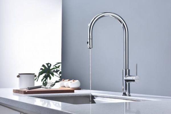 Смеситель для кухни Paulmark Galant Ga213077-CR с подключением к фильтру хром