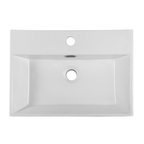 Раковина накладная прямоугольная BelBagno  BB1340 фарфор цвет белый