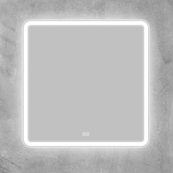 Зеркало с подсветкой BelBagno Marino SPC-MAR-800-800-LED-TCH-WARM 80x80 сенсор