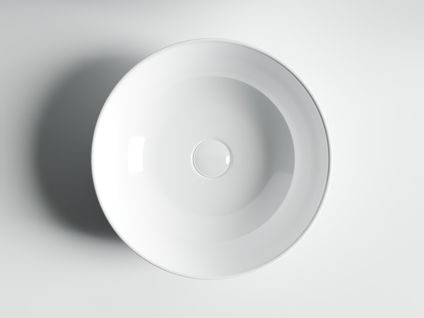 Раковина накладная круглая Ceramica Nova Element CN6013 фарфор цвет белый