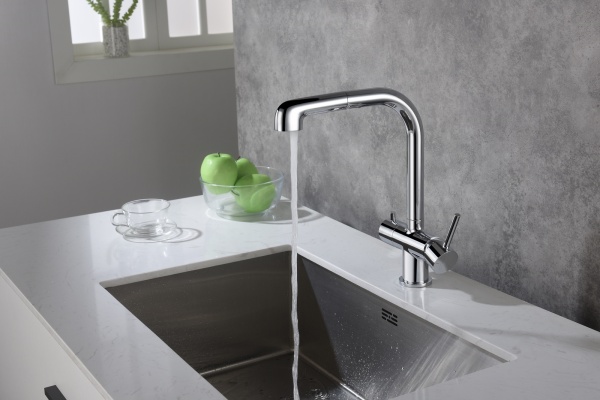 Смеситель для кухни Timo Saona 2346/00FL с подключением к фильтру хром