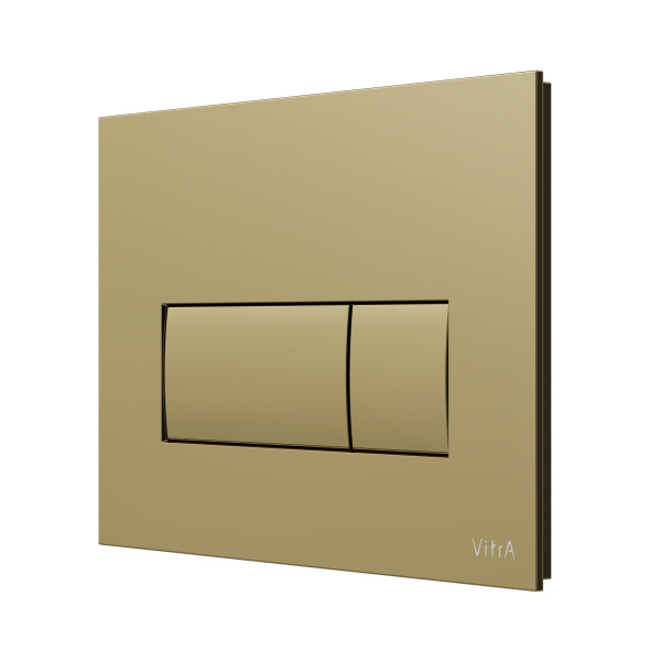 Кнопка смыва механическая VitrA Root Square 740-2324 цвет золото