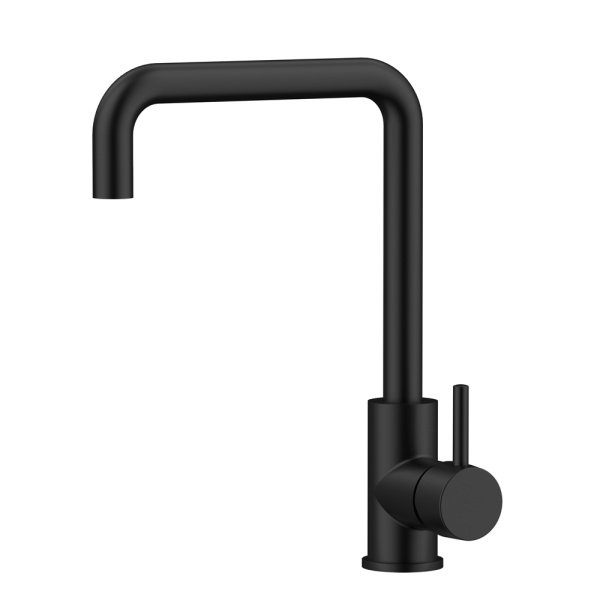 Смеситель для кухни Raiber Graceful RPB-013 без подключения к фильтру черный матовый