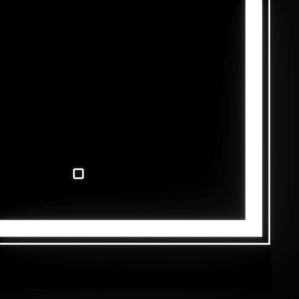 Зеркало для ванной комнаты Vincea  VLM-2L600 60x80 с подсветкой