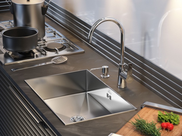 Смеситель для кухни Paulmark Holstein Ho212065-CR без подключения к фильтру хром