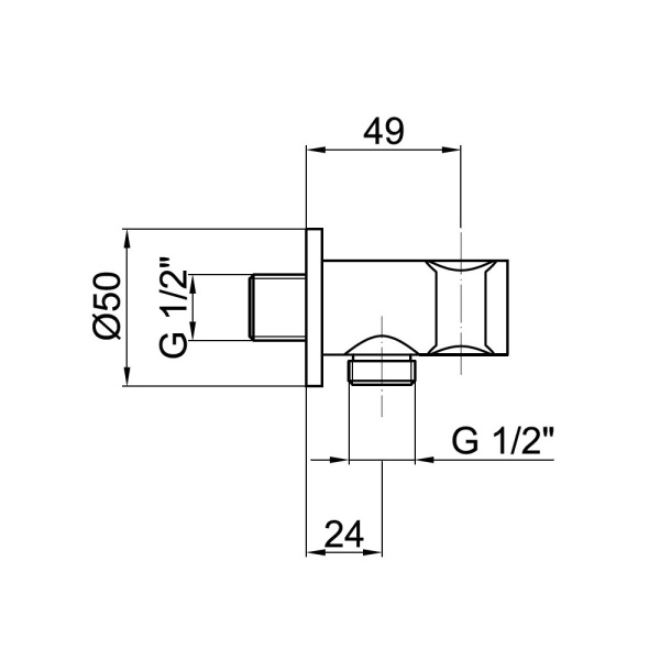 Шланговое соединение Webert  AC0478560 черный 