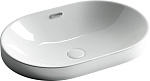 Раковина встраиваемая сверху овальная Ceramica Nova Element CN5020 фарфор цвет белый