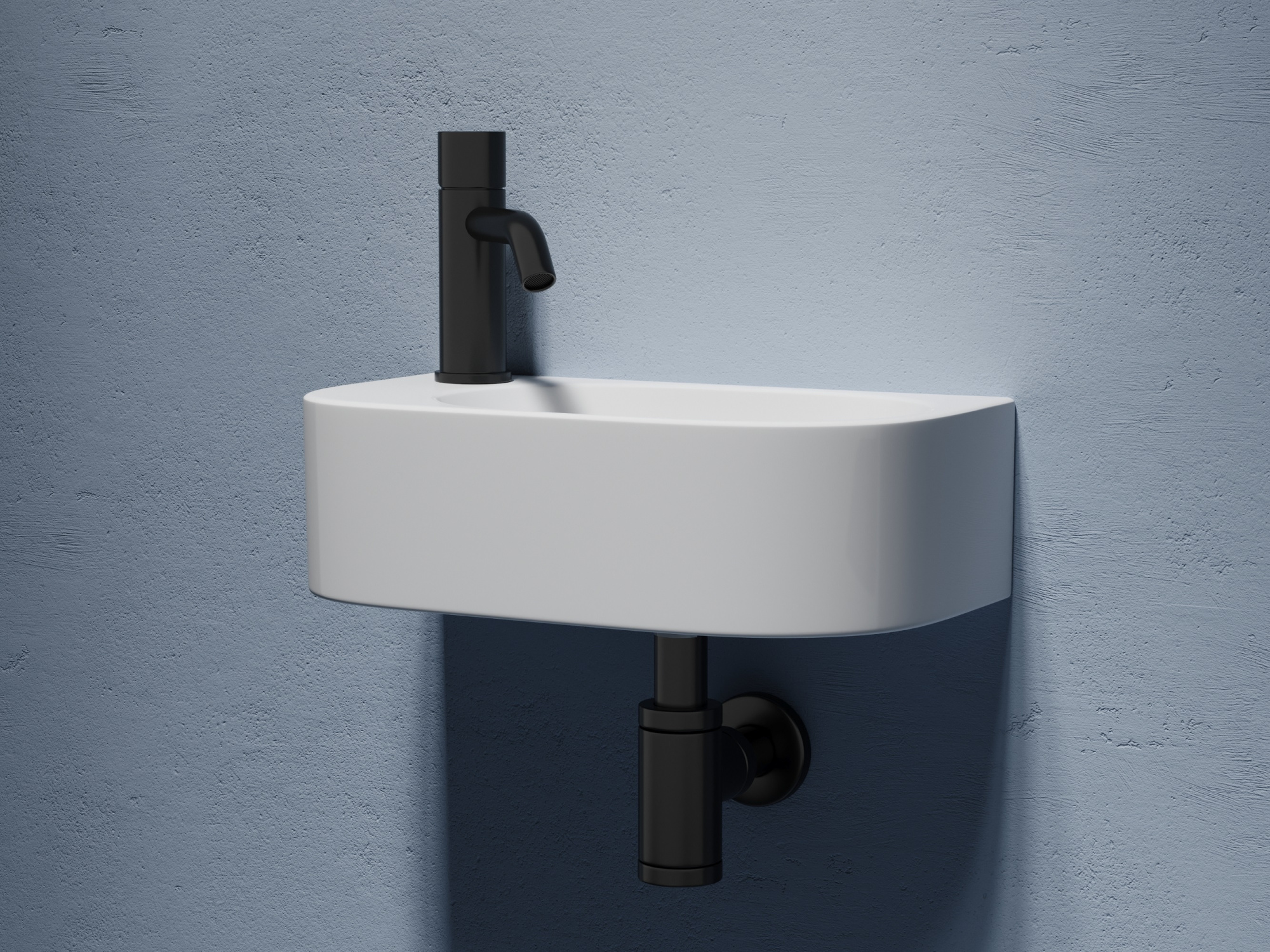 Раковина подвесная прямоугольная Ceramica Nova Element CN6066R фарфор цвет белый