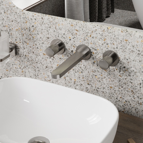 Смеситель для раковины Wasserkraft Tauber 6445 никель