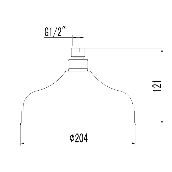 Верхний душ Lemark  LM8989G золото 