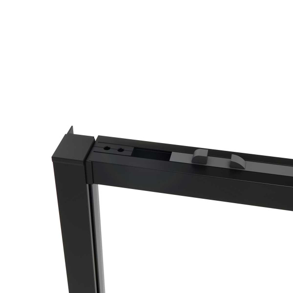 Душевая дверь Vincea Slim Soft VDS-1SS110CLB 110 см стекла прозрачные, профиль черный
