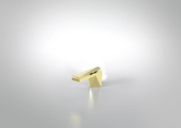Смеситель для раковины Bravat Diamond F118102G-ENG золото
